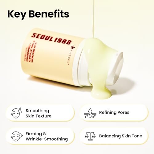 K-SECRET SEOUL 1988 Retinal Cream – Advanced Retinal Liposome 1% & Fermented Rice Extract for Fine Lines & Texture, Korean Skincare, 50ml Avelisse
