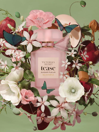 Victoria's Secret Tease Sugar Fleur Eau de Parfum 1.7 oz - Fresh Apple & Pink Caramel Avelisse
