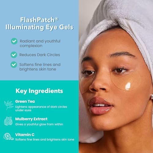 Patchology O' Glowy Night: Party Prep Set - Brightening Face, Eye & Lip Masks for Instant Glow, Vitamin C Sheet Mask, Under Eye Patches plus Rose Lip Mask with Resveratrol - görsel 8