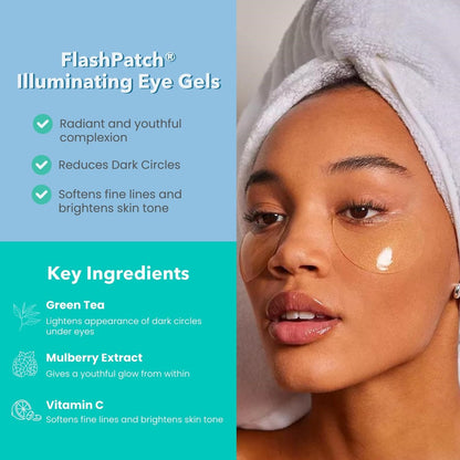 Patchology O' Glowy Night: Party Prep Set - Brightening Face, Eye & Lip Masks for Instant Glow, Vitamin C Sheet Mask, Under Eye Patches plus Rose Lip Mask with Resveratrol