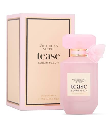 Victoria's Secret Tease Sugar Fleur Eau de Parfum - Fresh Apple, Floral Bud & Pink Caramel - Women's Perfume, 3.4 oz Avelisse