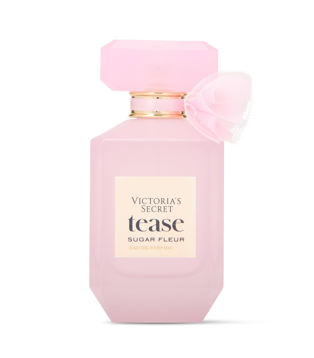 Victoria's Secret Tease Sugar Fleur Eau de Parfum - Fresh Apple, Floral Bud & Pink Caramel - Women's Perfume, 3.4 oz Avelisse