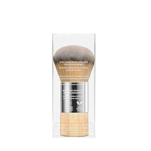 CoverGirl Blending Foundation Brush – Bamboo Handle, Beige Bristles - görsel 15