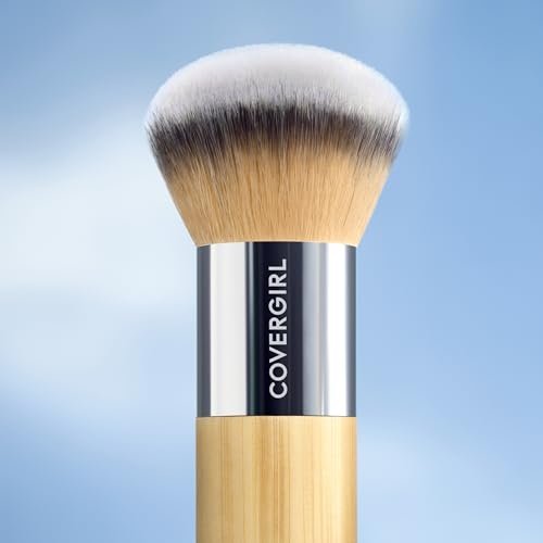 CoverGirl Blending Foundation Brush – Bamboo Handle, Beige Bristles - görsel 3