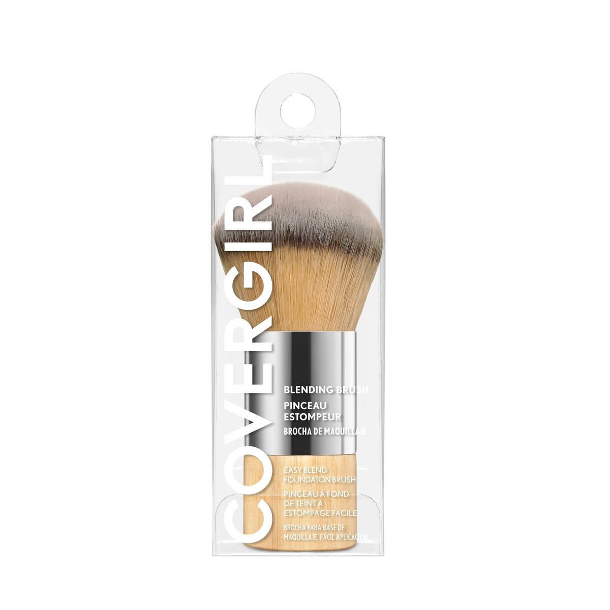 CoverGirl Blending Foundation Brush – Bamboo Handle, Beige Bristles - görsel 2