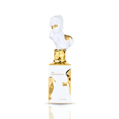 Lattafa Her Confession Eau de Parfum for Women - Vanilla, Floral, Amber, Musk - Long-Lasting 3.4 oz (100 ml) Avelisse
