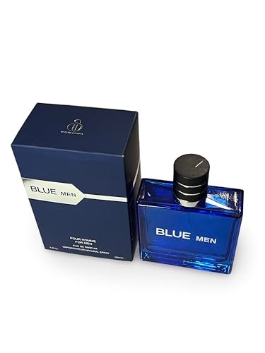 United Scents BLUE MEN Eau de Parfum for Men - 3.4 Fl Oz | Grapefruit, Lemon, Mint, Vetiver - görsel 13