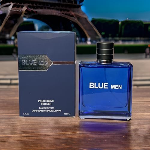 United Scents BLUE MEN Eau de Parfum for Men - 3.4 Fl Oz | Grapefruit, Lemon, Mint, Vetiver - görsel 11