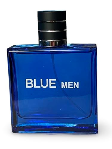 United Scents BLUE MEN Eau de Parfum for Men - 3.4 Fl Oz | Grapefruit, Lemon, Mint, Vetiver