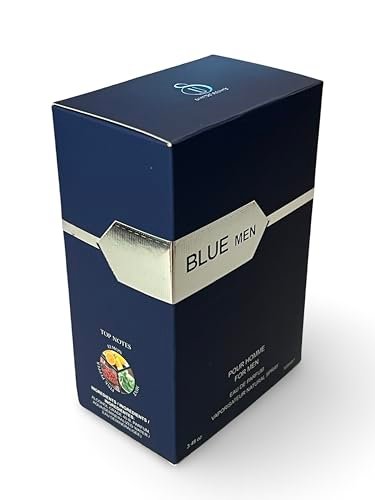 United Scents BLUE MEN Eau de Parfum for Men - 3.4 Fl Oz | Grapefruit, Lemon, Mint, Vetiver - görsel 7