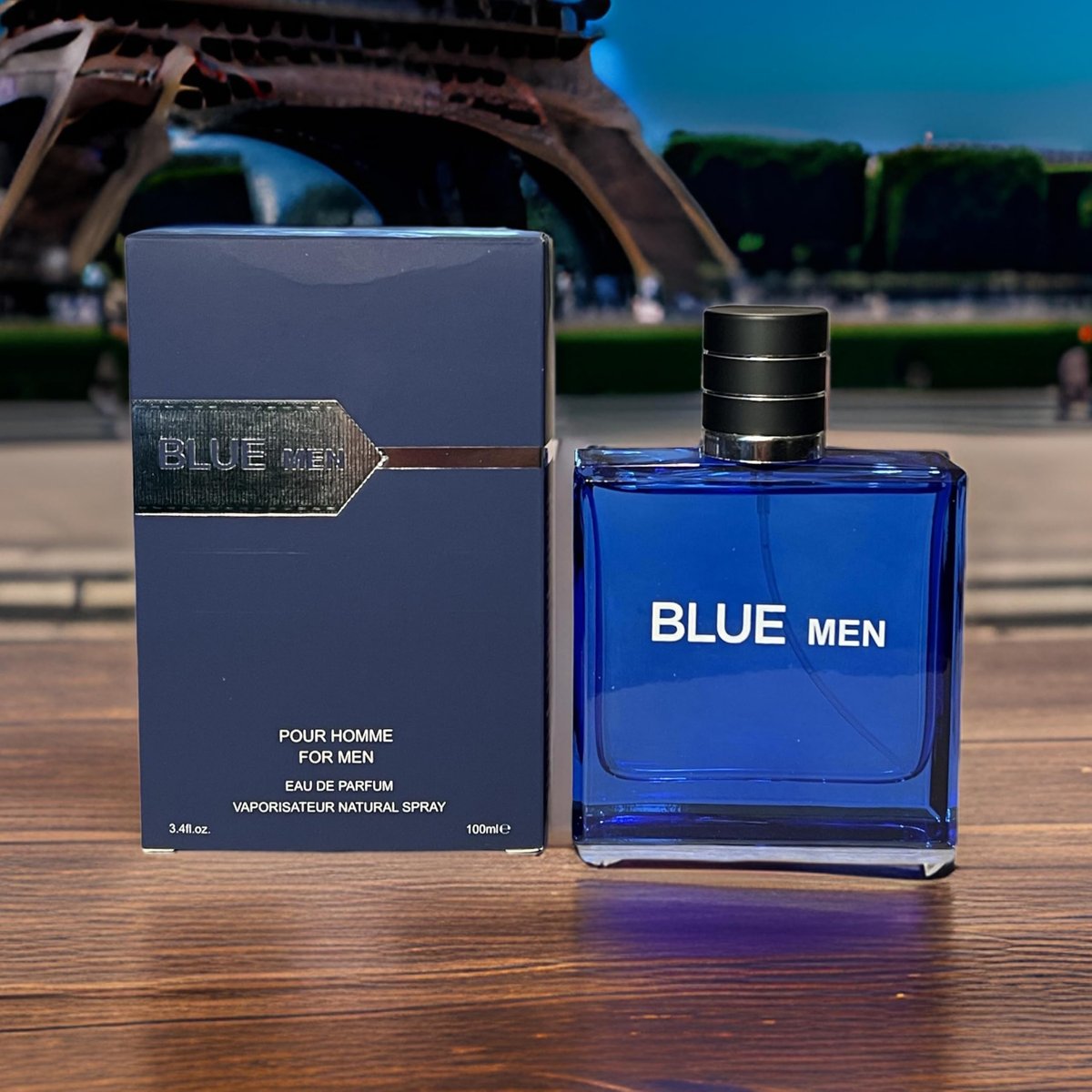 United Scents BLUE MEN Eau de Parfum for Men - 3.4 Fl Oz | Grapefruit, Lemon, Mint, Vetiver - görsel 12