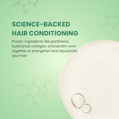 Puradoro Conditioner for All Hair Types & Healthy Roots – Hydrates & Strengthens with Argan, Jojoba & Keratin, Infused with Shea Butter & Aloe Vera