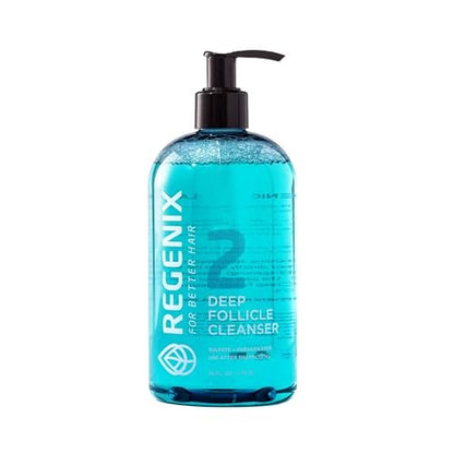 Regenix Deep Follicle Cleanser for Hair Thinning, Dandruff & Itchy Scalp, Removes Debris, Ultimate Scalp Detox, Use 3x a Week, 16 Fl Oz Avelisse