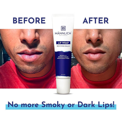 Mannlich Lip Balm for Men with SPF 50 PA++++ & 2% Kojic Acid – Moisturizing Lip Care for Dry & Chapped Lips, 10g