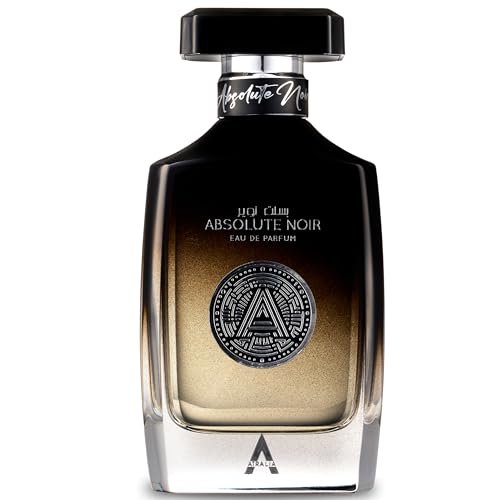 Atralia Absolute Noir Eau De Parfum for Men 100ml 3.4oz – Long-Lasting Luxury Fragrance with Bergamot, Lemon, Grapefruit & Pink Pepper Avelisse