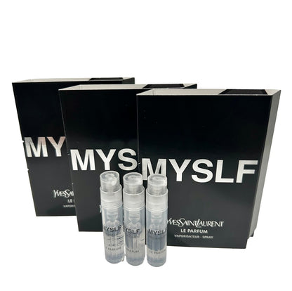 Yves Saint Laurent MYSLF LE PARFUM Sample Spray Vials (Set of 3) - 1.2 ml Each Avelisse