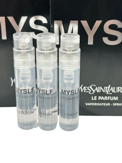 Yves Saint Laurent MYSLF LE PARFUM Sample Spray Vials (Set of 3) - 1.2 ml Each Avelisse