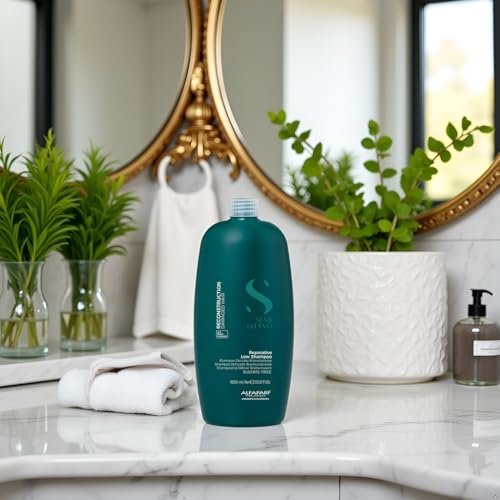 ALFAPARF MILANO Semi di Lino Reconstruction Bond Repair Shampoo - Reparative Shampoo for Colored, Bleached, or Damaged Hair - Sulfate Free - Color Safe - Restores Fiber & Elasticity (33.8 fl oz) - görsel 14