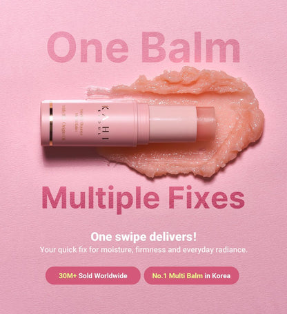 KAHI Wrinkle Bounce Multi Balm DUO EDITION – All-in-One Hydrating Balm, Eye Cream, Make Up Base & Moisture Stick (0.32 oz, Pack of 2) Avelisse