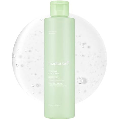 medicube Exosome CICA Toner: Daily Soothing Toner with Exosome CICA, Heartleaf, Tea Tree & 12 Kinds of CICA – Low Irritation Sebum Care for Stressed Skin (210ml / 7.10 fl.oz.)
