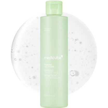 medicube Exosome CICA Toner: Daily Soothing Toner with Exosome CICA, Heartleaf, Tea Tree & 12 Kinds of CICA – Low Irritation Sebum Care for Stressed Skin (210ml / 7.10 fl.oz.)