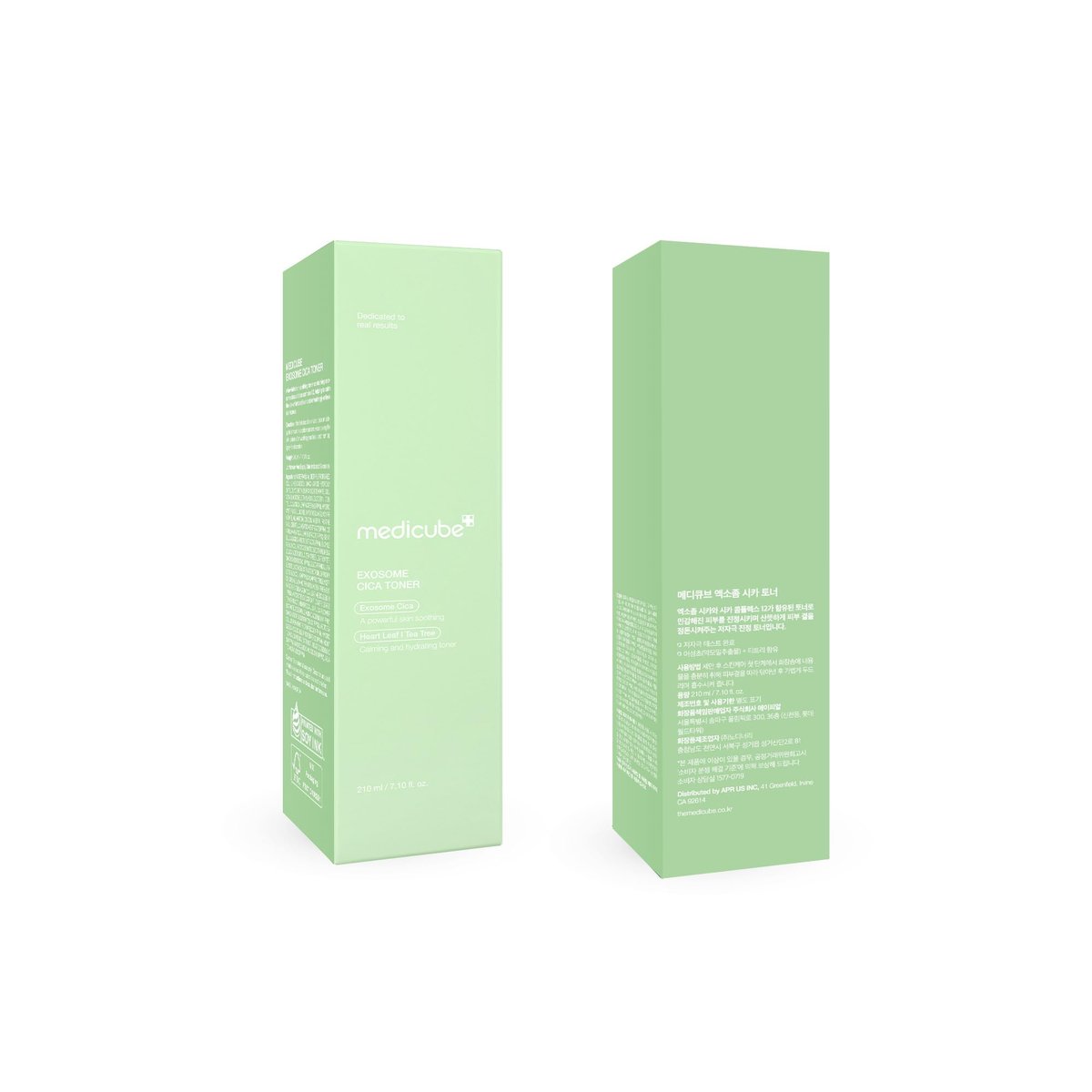 medicube Exosome CICA Toner: Daily Soothing Toner with Exosome CICA, Heartleaf, Tea Tree & 12 Kinds of CICA – Low Irritation Sebum Care for Stressed Skin (210ml / 7.10 fl.oz.) - görsel 9