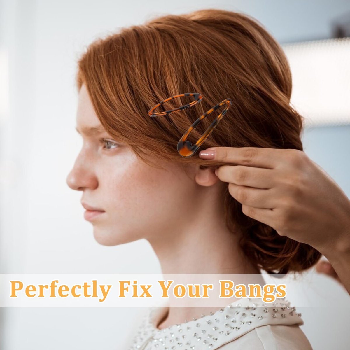 Giantree 16 Pcs Snap Hair Clips - Classic Tortoise Metal Hair Barrettes for Women, 4 Sizes No Slip for Fine and Thick Hair Avelisse
