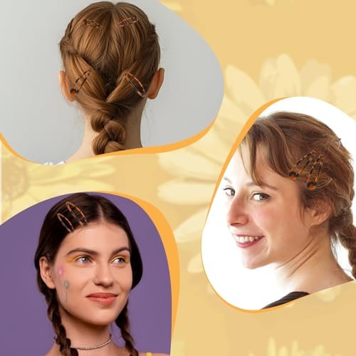 Giantree 16 Pcs Snap Hair Clips - Classic Tortoise Metal Hair Barrettes for Women, 4 Sizes No Slip for Fine and Thick Hair Avelisse