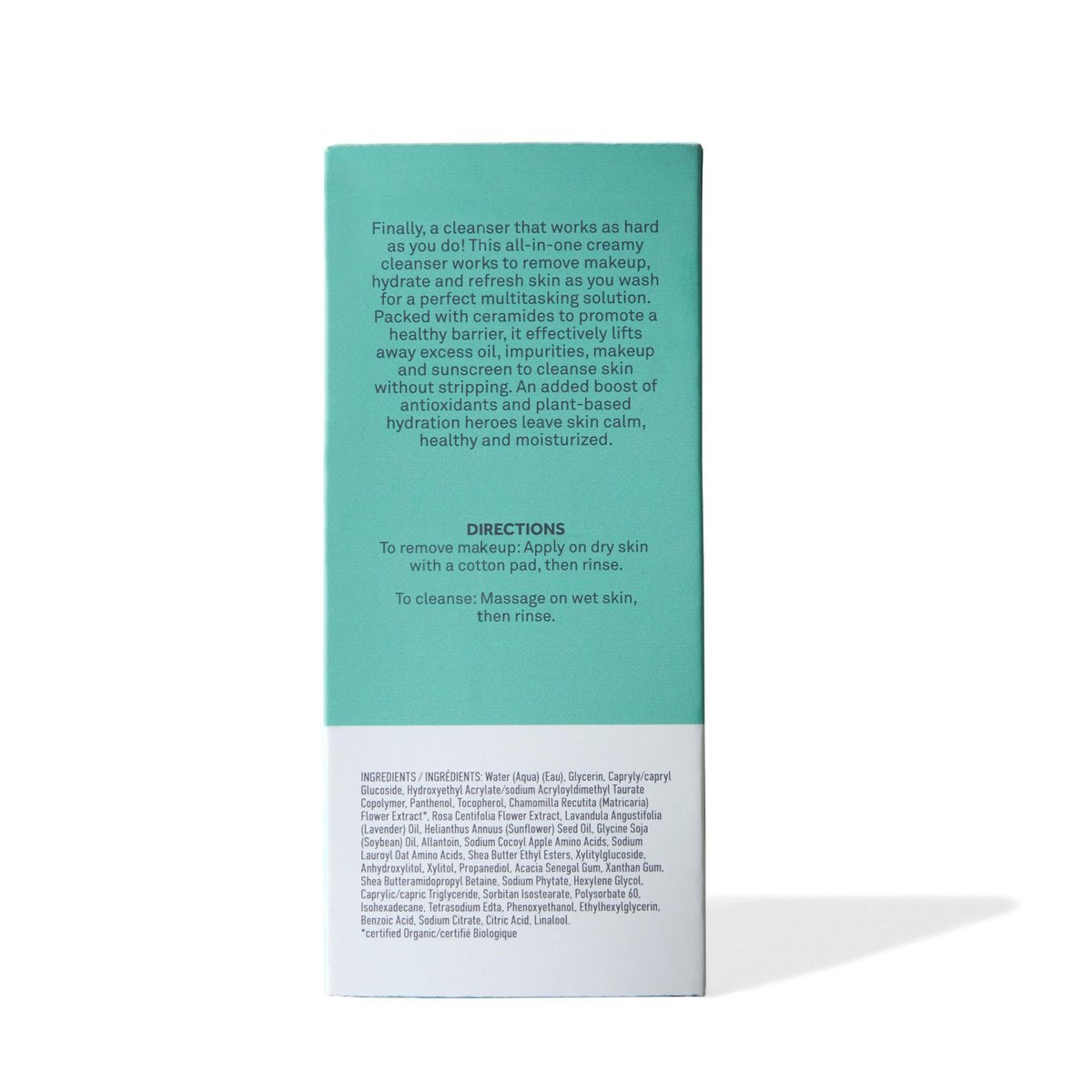 Bliss One & Done Daily Cream Facial Cleanser with Ceramides - Moisturizing Face Wash for Dry Skin, 6 Fl Oz Avelisse