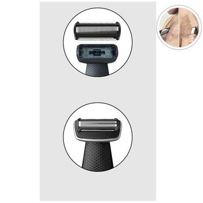 Fivoras BG2000 Replacement Head Compatible with Philips Norelco Bodygroom Series 7000, BG7030, BG7040, BG2029, BG2030, BG2040, BG5025 – 2-Pack Avelisse