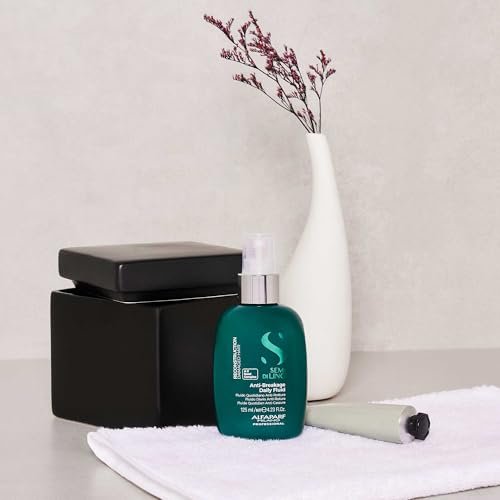 ALFAPARF MILANO Semi di Lino Reconstruction Reparative Anti Breakage Daily Fluid - Bond Building Hair Treatment & Heat Protection Spray for Damaged Hair, 4.23 oz Avelisse