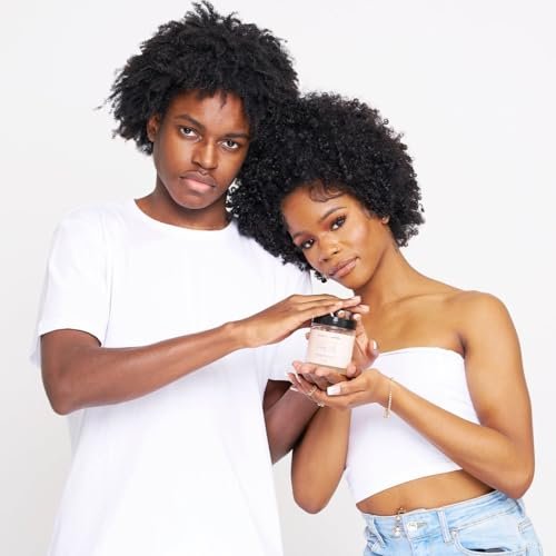 BASK & LATHER Moisture n Slip Curling Cream with Amaranth Extract, Grapeseed Oil & Slippery Elm - Enhances Curl Definition, Bounce, Reduces Frizz & Breakage, Deep Moisturization, Detangles, 8 oz Avelisse