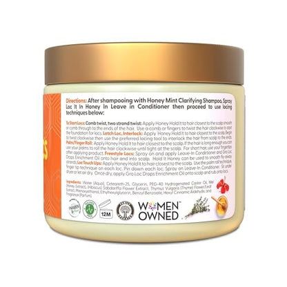 Taliah Waajid Love My Locs Honey Hold It Locs & Twists Gel – 16 oz Styling Gel for Locs, Twists, and Textured Hair with Honey, Hibiscus, and Thyme Avelisse