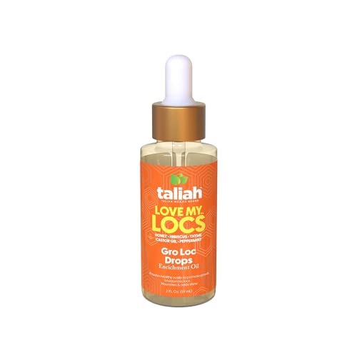 Taliah Waajid Love My Locs Gro Loc Drops Enrichment Oil - 2 oz | Nourishing Hair Oil for Locs & Braids Avelisse