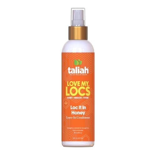 Taliah Waajid Love My Locs Honey Hibiscus Leave-In Conditioner - 8 oz | Healthy Radiant Locs Avelisse