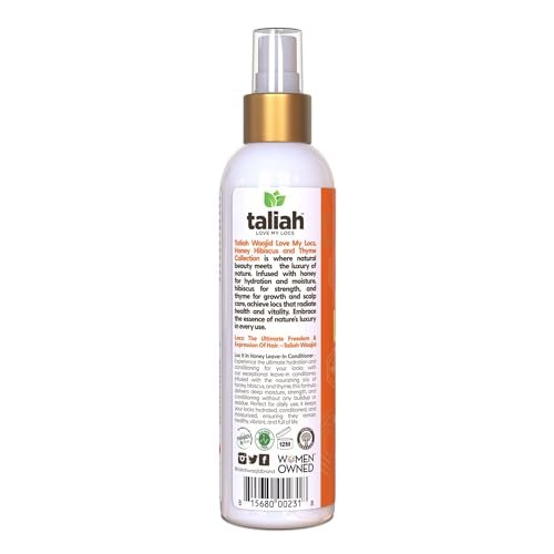 Taliah Waajid Love My Locs Honey Hibiscus Leave-In Conditioner - 8 oz | Healthy Radiant Locs Avelisse