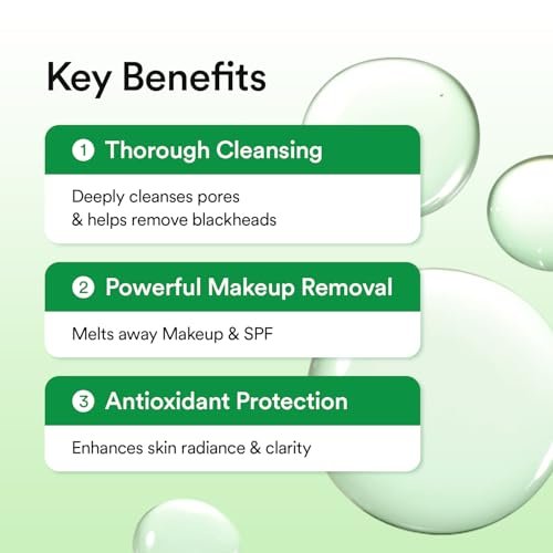 VEGANIFECT LHA Deep Cleansing Oil – Pore Control & Blackhead Remover, Gentle Hydrating Makeup Remover, Korean Skincare 205ml Avelisse