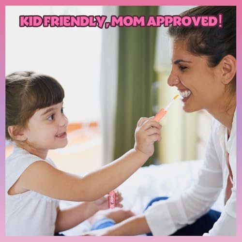 Disney Minnie Mouse 12 Piece Plant Based Lip Gloss Set - Girls Party Favors, First Makeup for Kids Ages 3+ - görsel 13