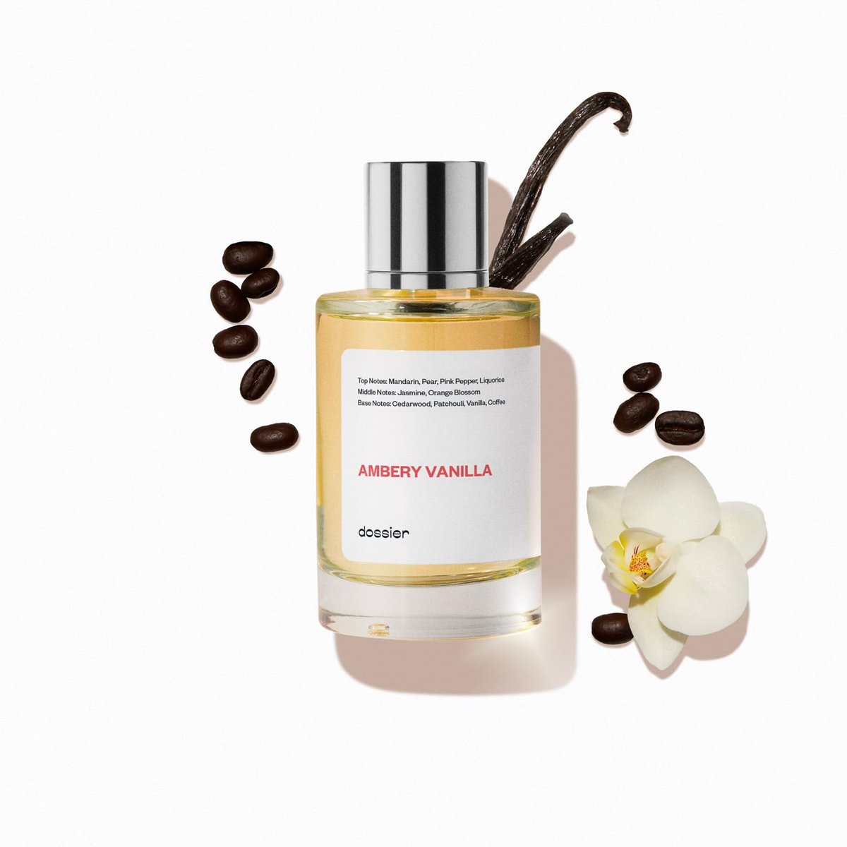 Dossier Ambery Vanilla Eau de Parfum - Inspired by Black Opium, Long-Lasting Feminine Fragrance, 3.4 Fl Oz Avelisse