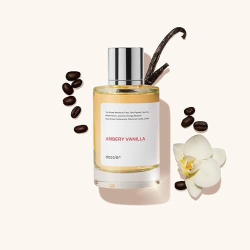 Dossier Ambery Vanilla Eau de Parfum - Inspired by Black Opium, Long-Lasting Feminine Fragrance, 3.4 Fl Oz Avelisse