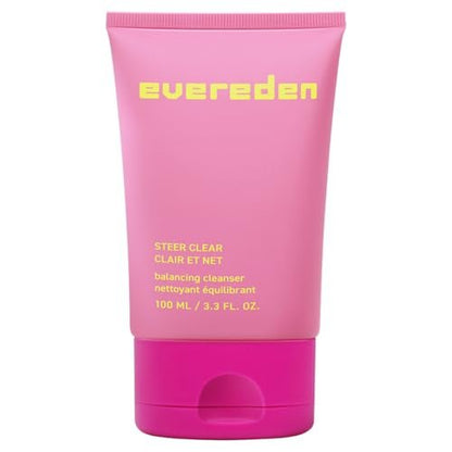 Evereden Steer Clear Balancing Jelly Cleanser for Teens - Vegan Face Wash for Oily & Pimple-Prone Skin - Pre Teen Skin Care Ages 10-12+ - 3.3 Fl Oz Avelisse