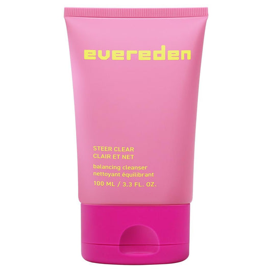 Evereden Steer Clear Balancing Jelly Cleanser for Teens - Vegan Face Wash for Oily & Pimple-Prone Skin - Pre Teen Skin Care Ages 10-12+ - 3.3 Fl Oz Avelisse