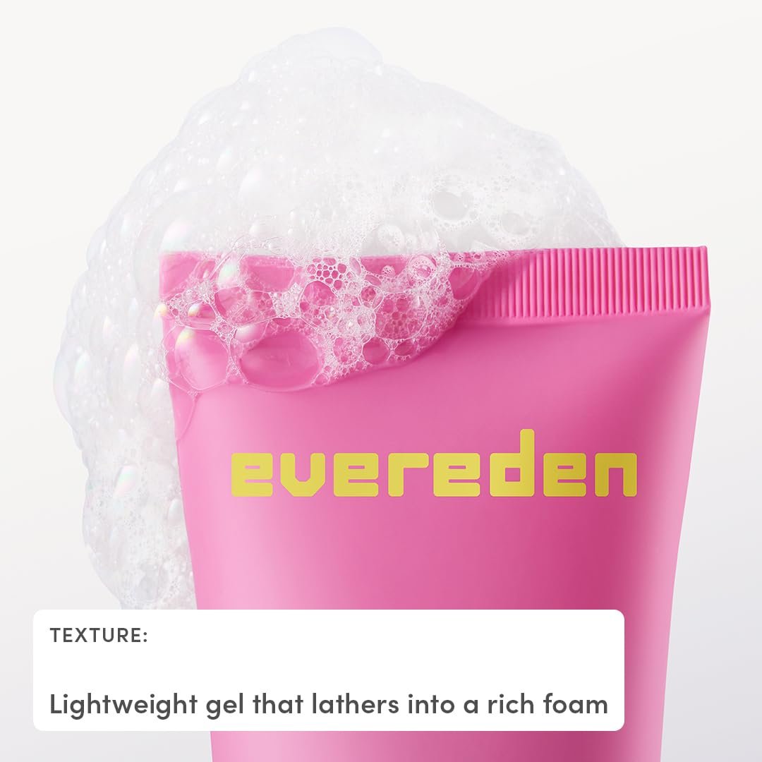 Evereden Steer Clear Balancing Jelly Cleanser for Teens - Vegan Face Wash for Oily & Pimple-Prone Skin - Pre Teen Skin Care Ages 10-12+ - 3.3 Fl Oz Avelisse