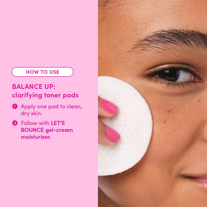 Evereden Toner Pads for Teens - Water-Based Face Toner Pads with Green Tea, Chamomile & White Tea for Oily and Pimple-Prone Skin - Clean, Vegan, Clog-Free Pores - 60 Count Avelisse