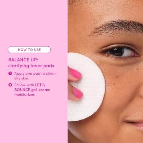 Evereden Toner Pads for Teens - Water-Based Face Toner Pads with Green Tea, Chamomile & White Tea for Oily and Pimple-Prone Skin - Clean, Vegan, Clog-Free Pores - 60 Count Avelisse
