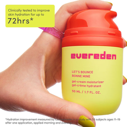 Evereden Gel-Cream for Teens - Preppy Skincare Moisturizer: Lightweight, Non-Greasy Hydration for Oily & Pimple-Prone Skin - Redness-Calming Clean & Vegan Skincare for Tweens, Teens 10-12 & Beyond Avelisse