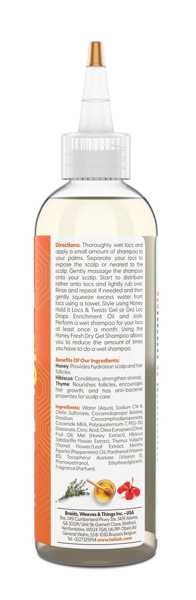 Taliah Waajid Love My Locs Honey Mint Clarifying Shampoo - 8 fl. oz, Unisex Shampoo Avelisse