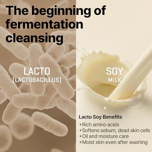 SOME BY MI Lacto Soy Sebum & Blackhead Cleansing Oil – 6.76oz (200ml) – Korean Vegan Makeup-Removing Oil Cleanser with Soybean Extract & Serine – Deep Cleansing for Blackheads & Pores - görsel 6