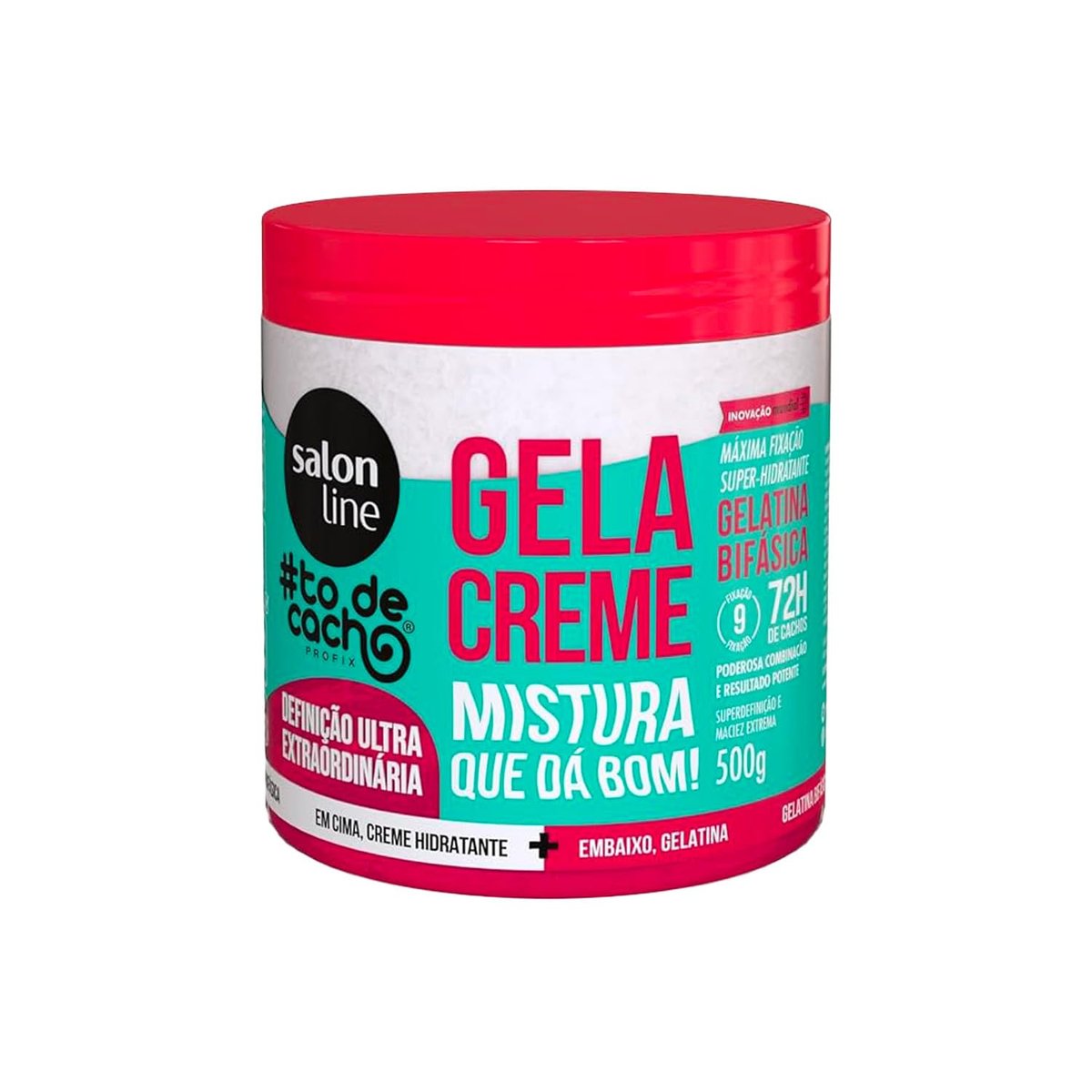 Salon Line #ToDeCacho GelCream - Moisturizing Cream + Gelatin for Curly Hair - 17.6 oz - görsel 1