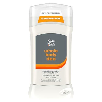 Dove Men+Care Whole Body Deodorant Shea Butter & Cedar 3 oz - 72H Odor Protection